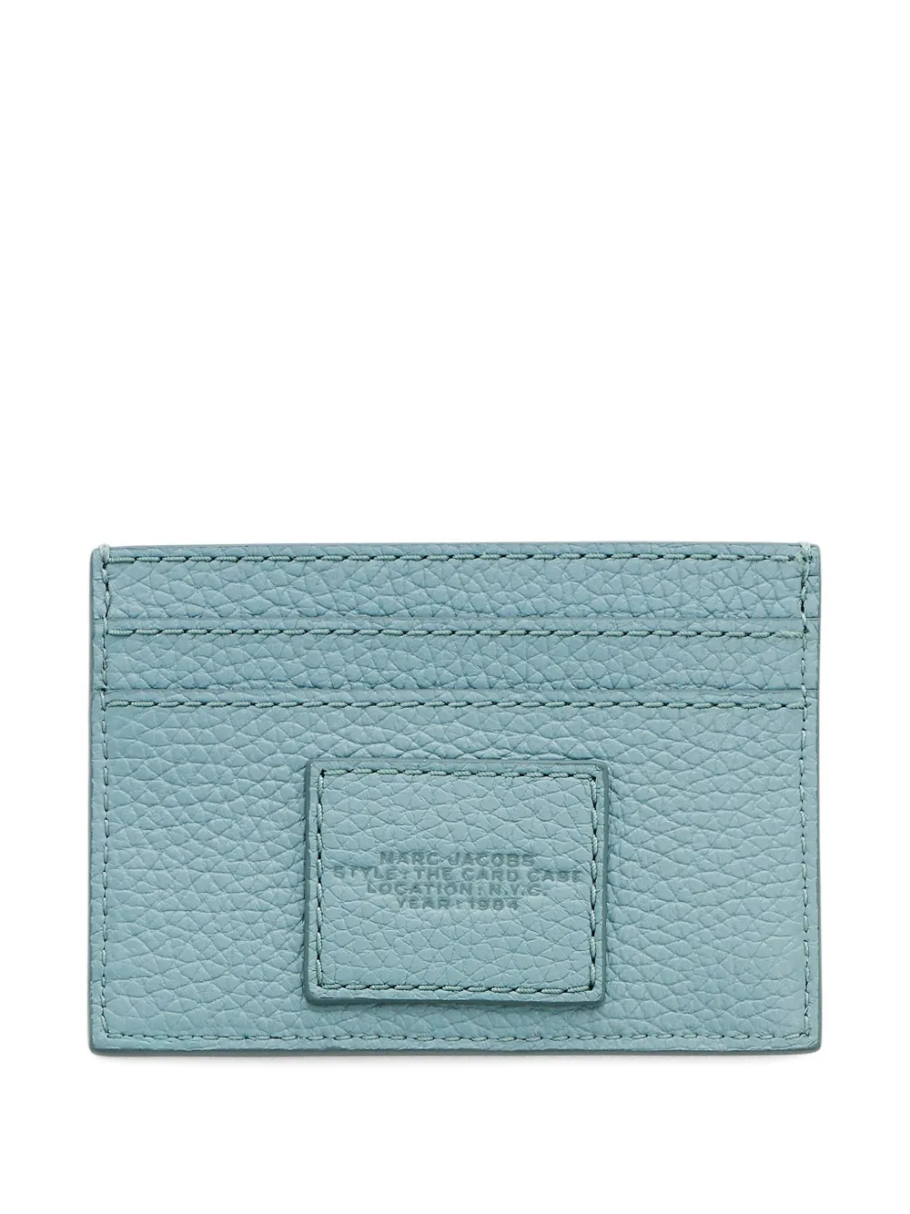 Marc Jacobs The Card pasjeshouder met logo-reliëf - Blauw