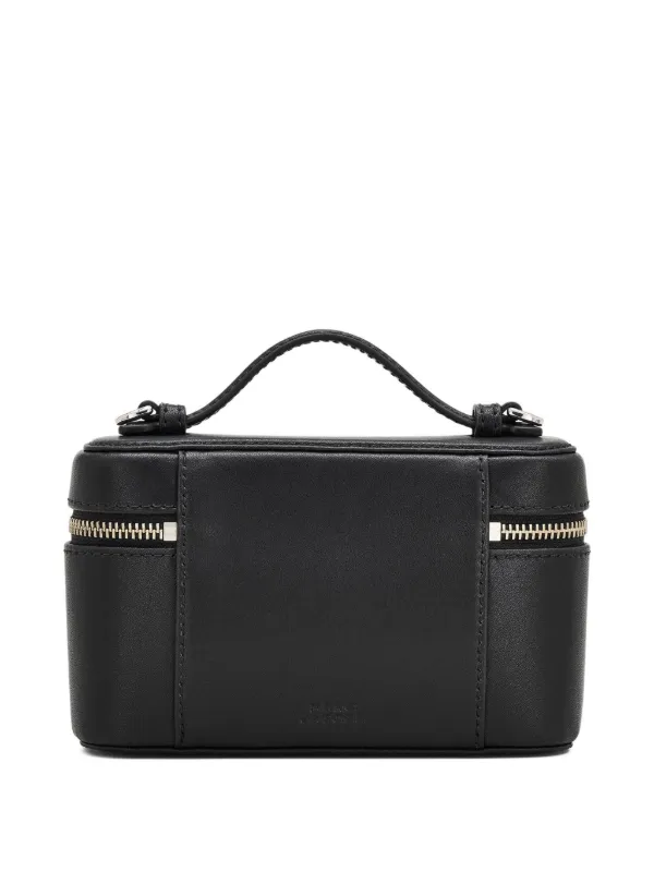 Marc Jacobs The E/W Vanity Leather Cross Body Bag | Black | FARFETCH