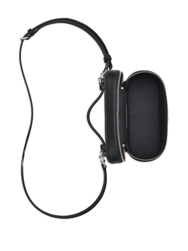 Marc Jacobs The E/W Vanity Leather Cross Body Bag | Black | FARFETCH