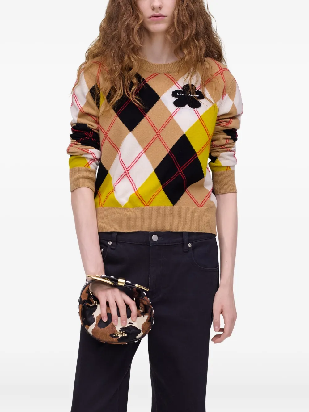 Marc Jacobs Haircalf-pattern Bag In Multi