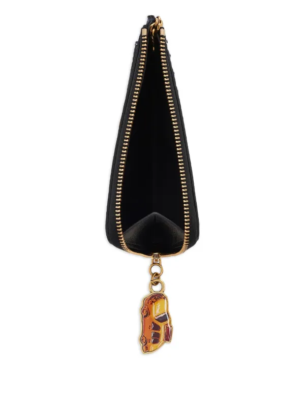 Marc Jacobs ザ トリンケット プリント ファスナー財布 | ブルー