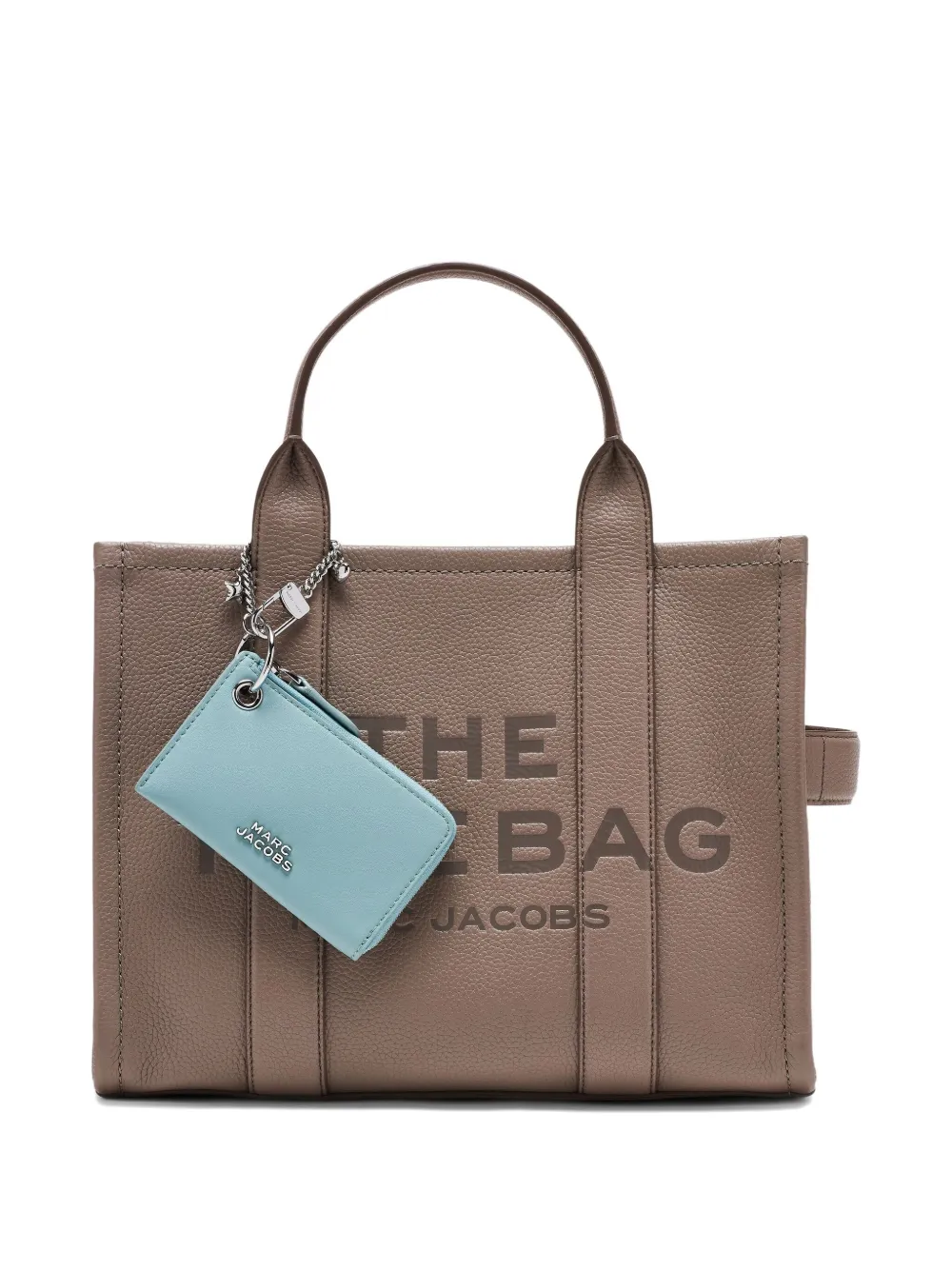 Marc Jacobs The Coin Purse leren portemonnee met rits Blauw