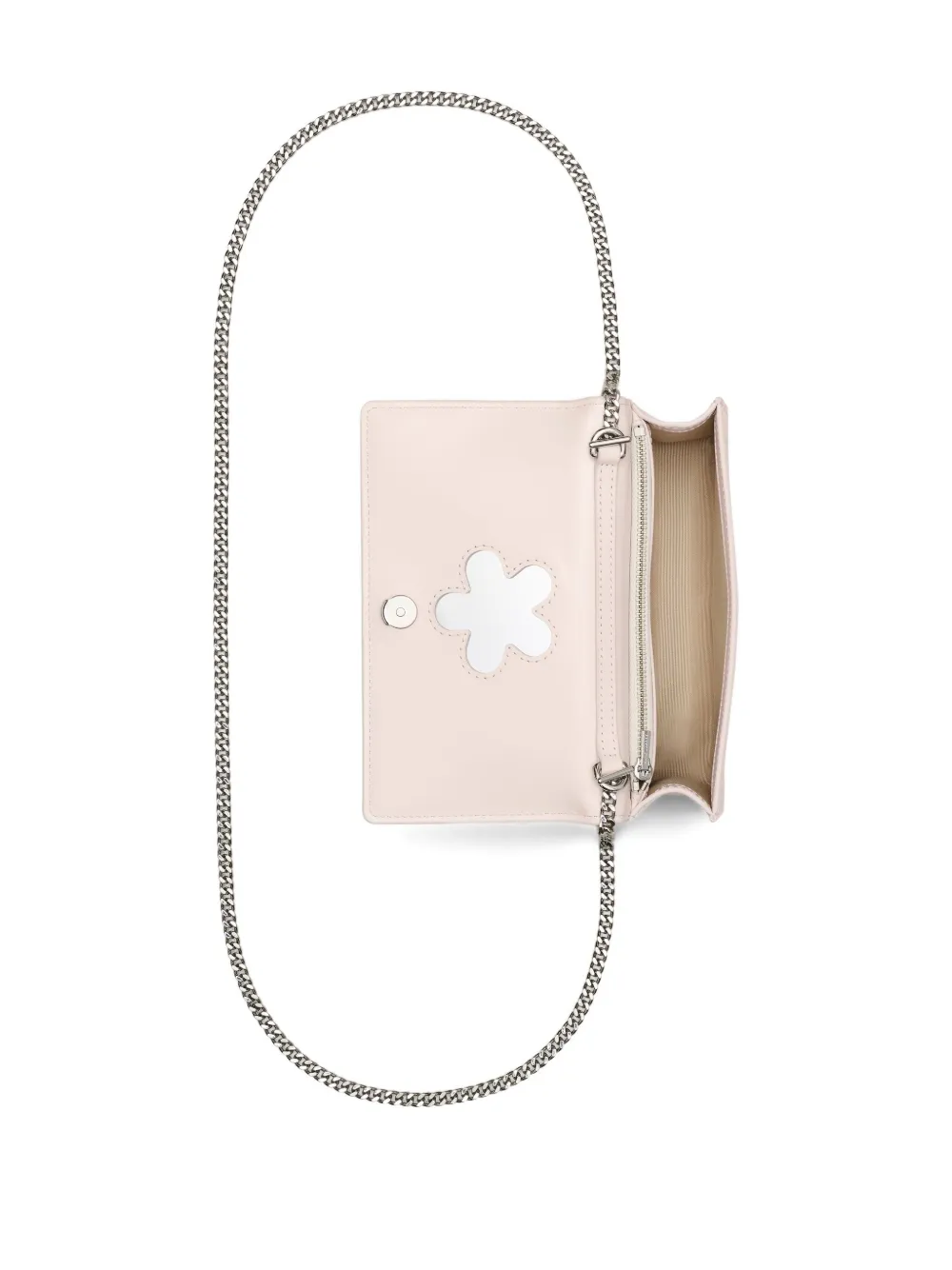 Marc Jacobs Mini The Mirror Chain-strap Cross Body Bag In Neutral