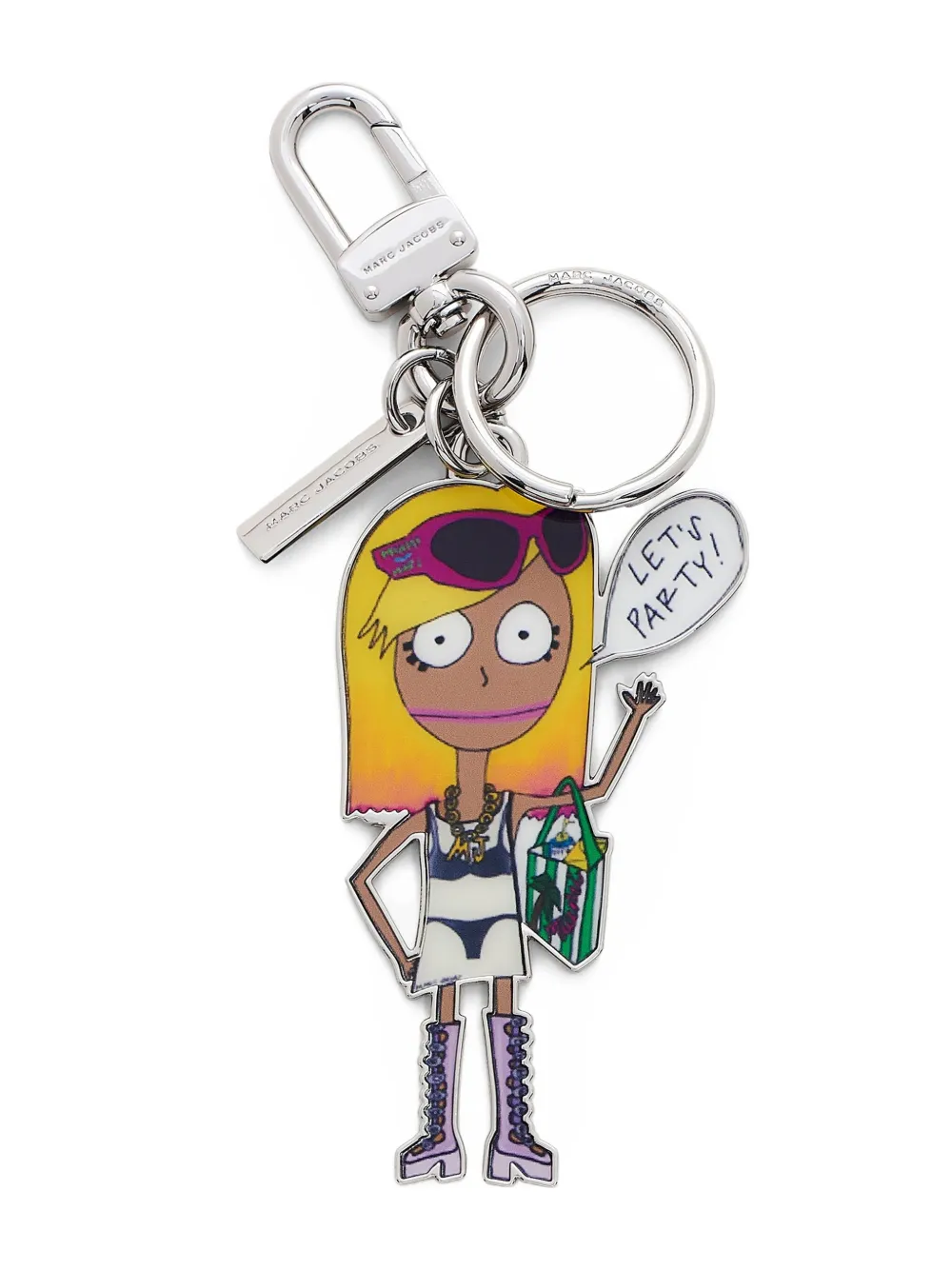 Marc Jacobs Ciondolo per borsa The Miss - Argento