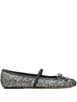 Marc Jacobs The Studded Sabrina スタッズ バレエシューズ | ブラック