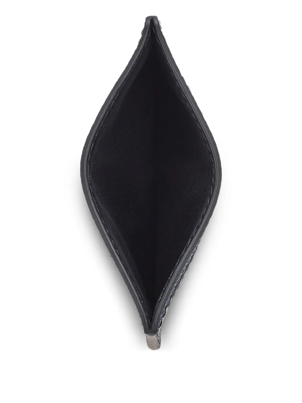 Marc Jacobs The Trinket Printed Leather Card Holder In Green