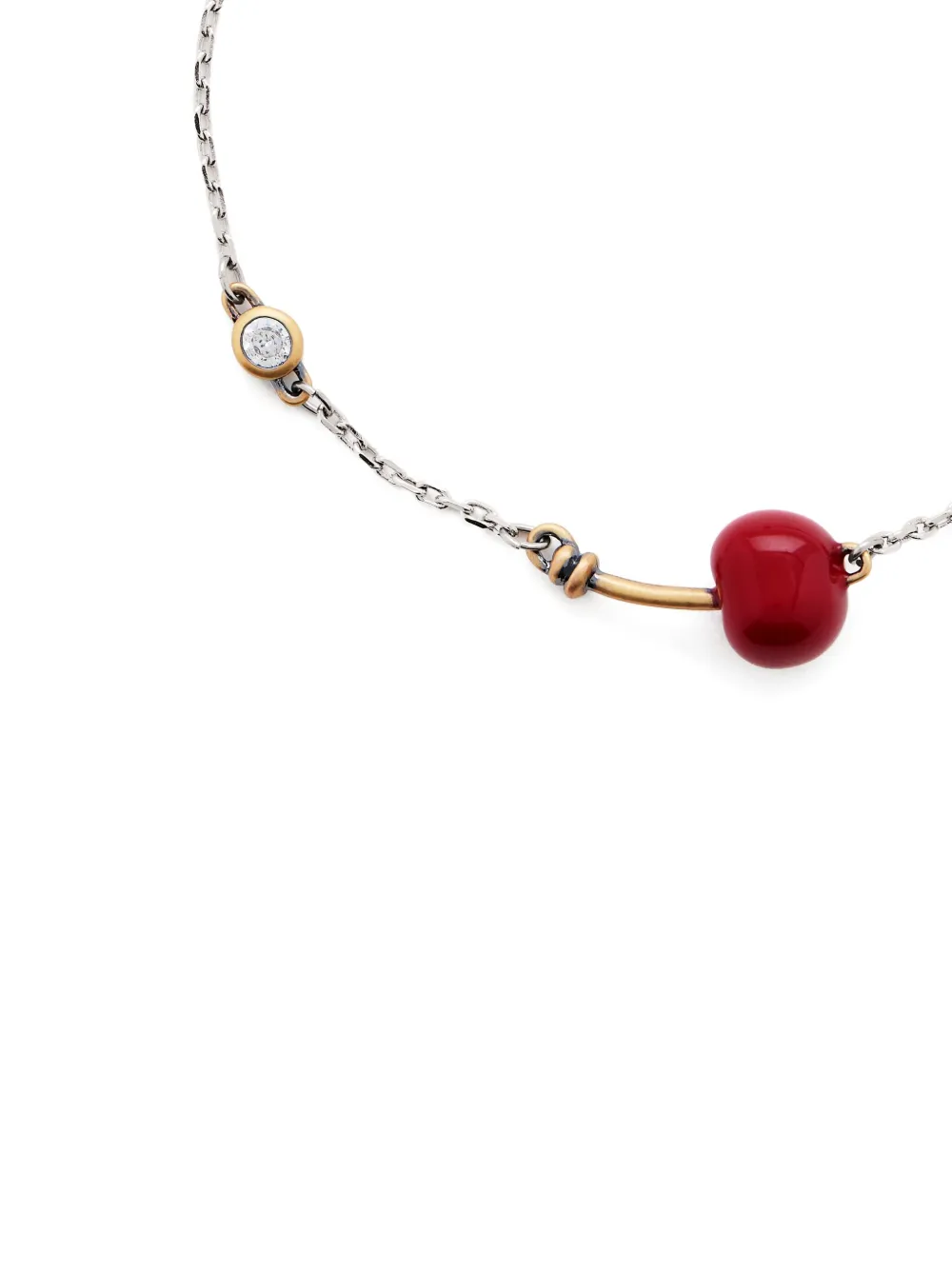 Marc Jacobs Cherry Slider Bracelet In Gold