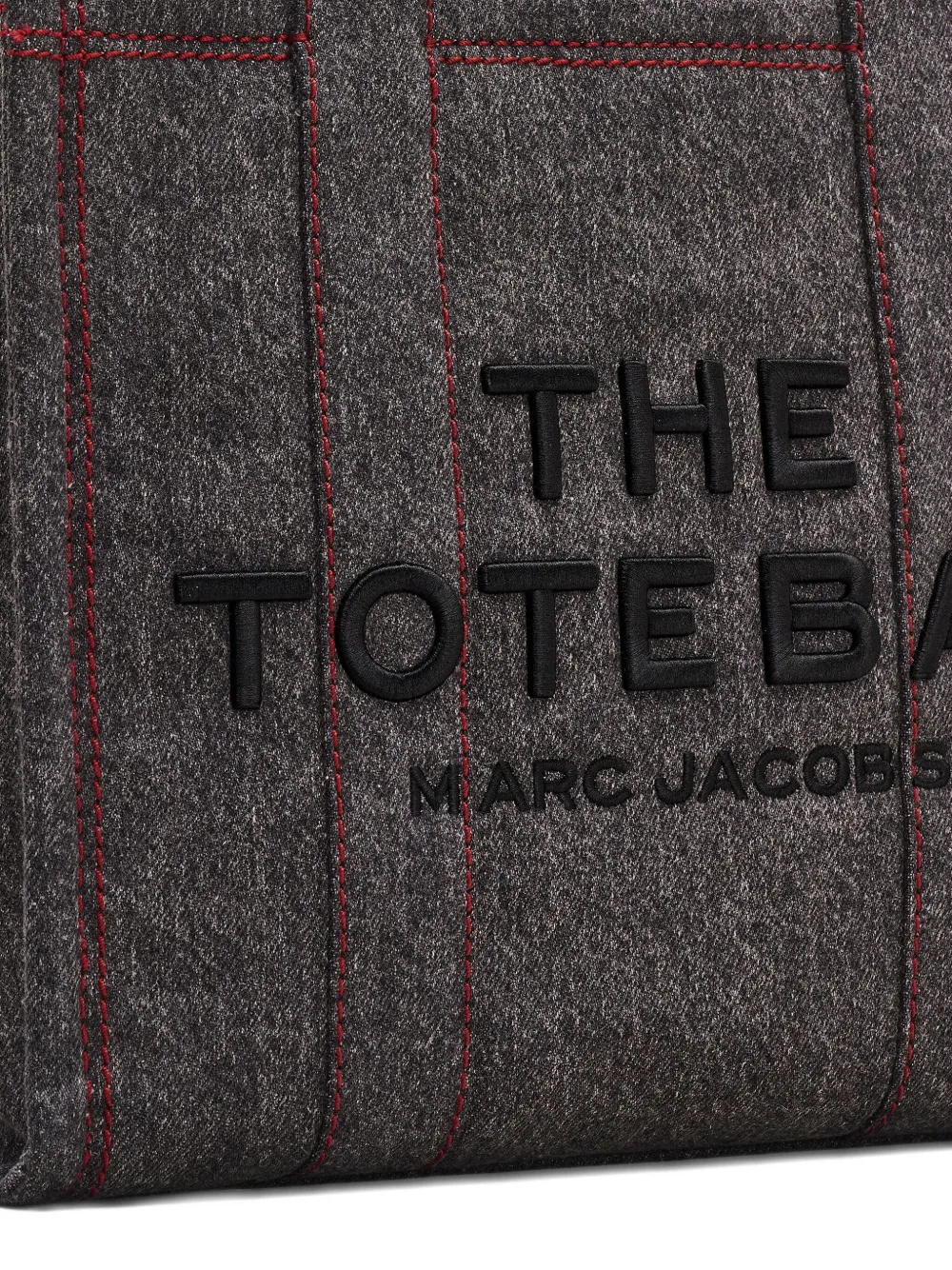 Marc Jacobs Medium Tote shopper met reliëf Grijs