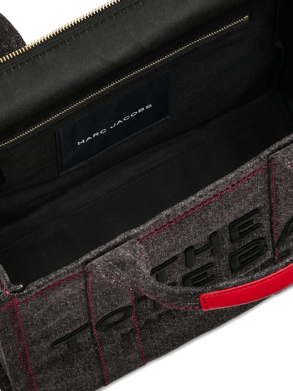 Marc Jacobs Medium Tote shopper met reliëf Grijs