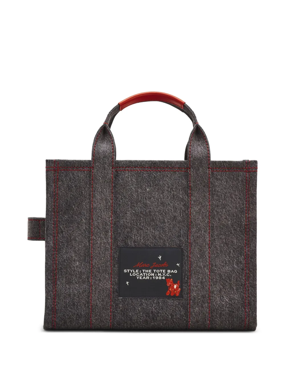 Marc Jacobs Medium Tote shopper met reliëf Grijs