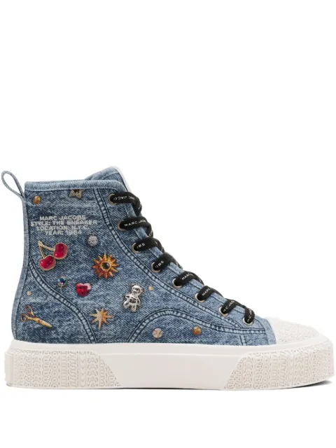 Marc Jacobs tenis altos de mezclilla Charms