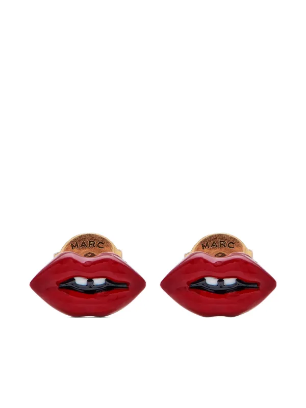 Marc Jacobs リップモチーフ ピアス | ゴールドトーン | FARFETCH JP