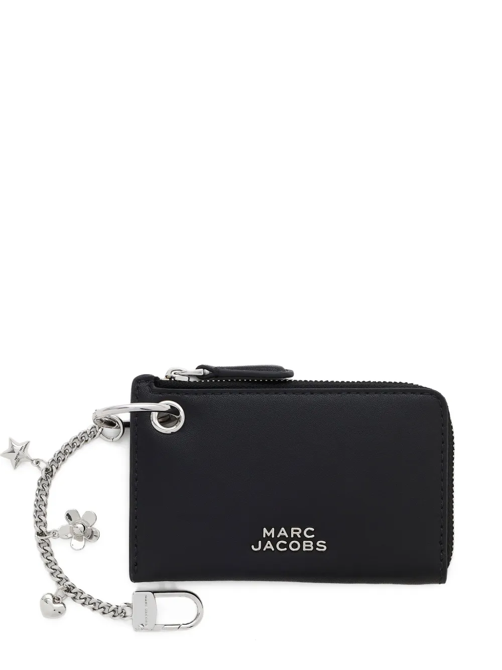 Marc Jacobs The Top Zip Charm Wallet Accessories In Black