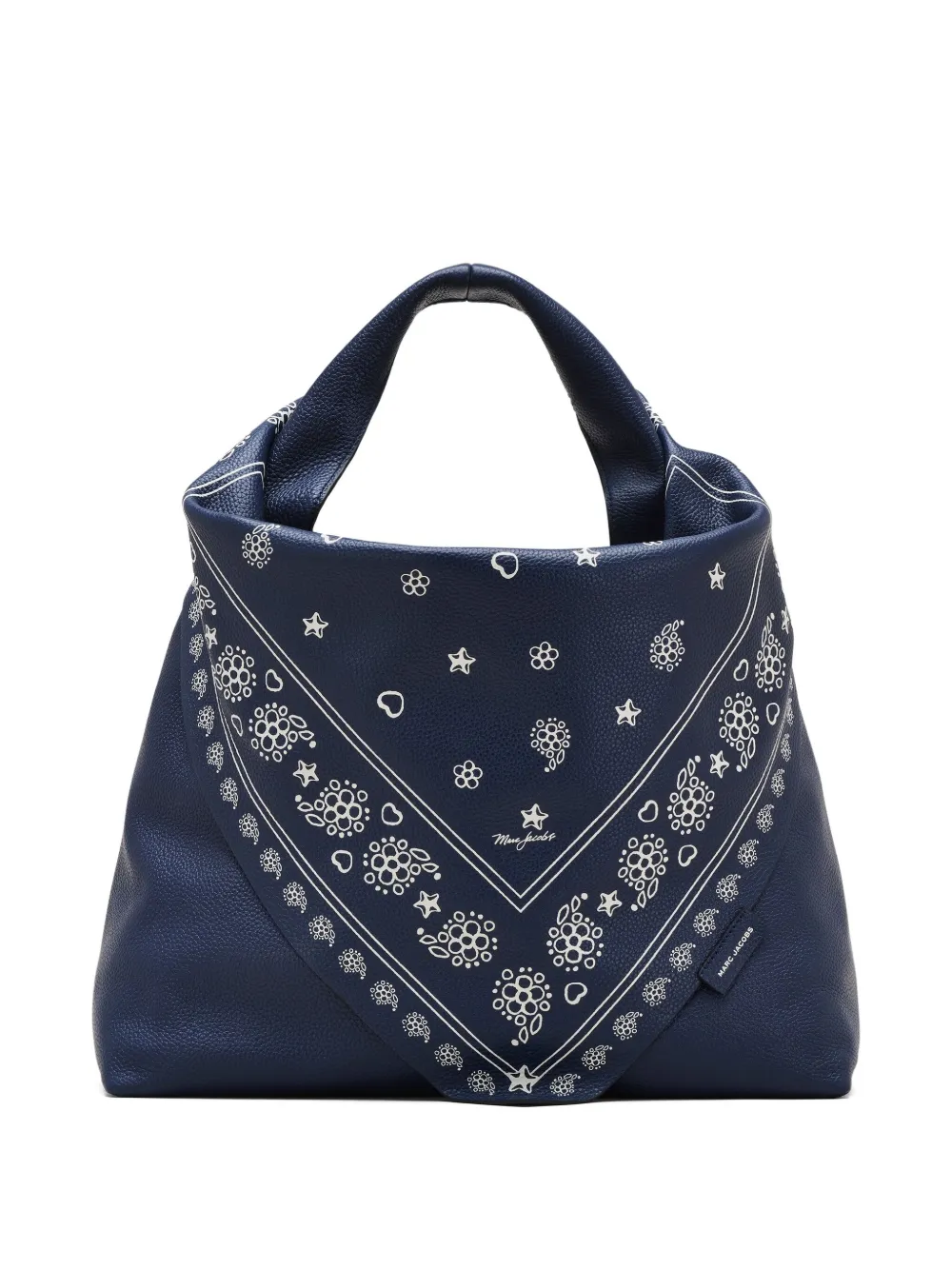 Marc Jacobs Sack bandana leren tas - Blauw