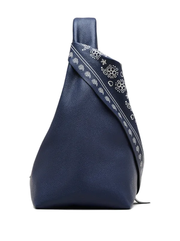 Marc Jacobs Sack Bandana Leather Bag | Blue | FARFETCH