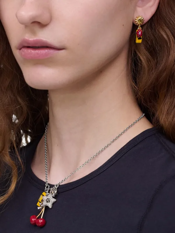 Marc Jacobs The Trinket Charm クラスターピアス | ゴールドトーン 