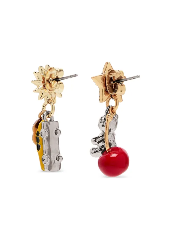 Marc Jacobs The Trinket Charm クラスターピアス | ゴールドトーン 