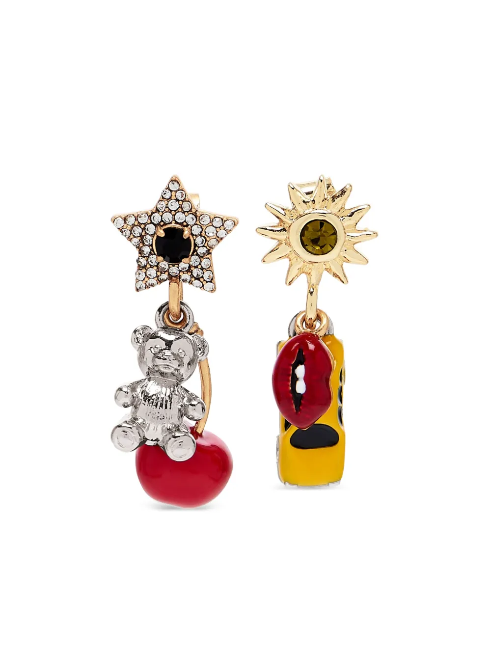 Marc Jacobs Trinket Charm cluster earrings | Gold | Image 1