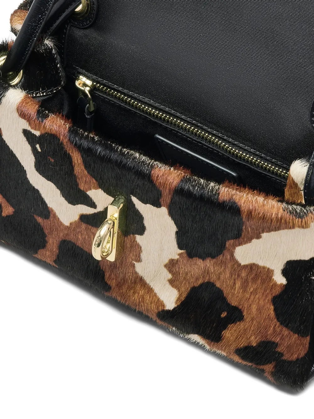 Marc Jacobs The Mini Dual Genuine Calf Hair Handbag In Multi