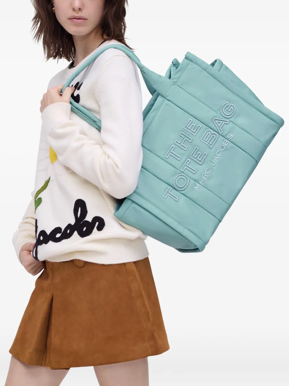 Marc Jacobs Large Tote Puffy Bag In Blue