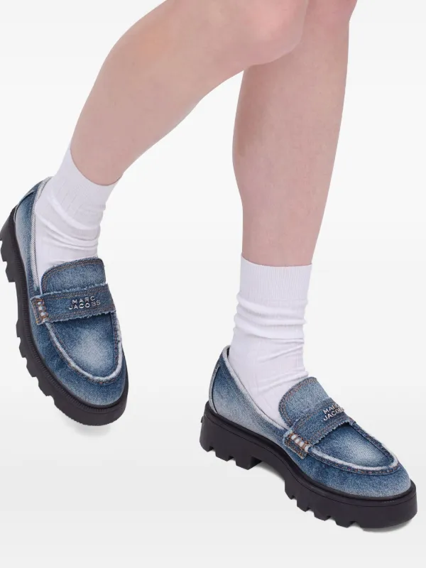 Marc Jacobs Frankie ローファー | ブルー | FARFETCH JP