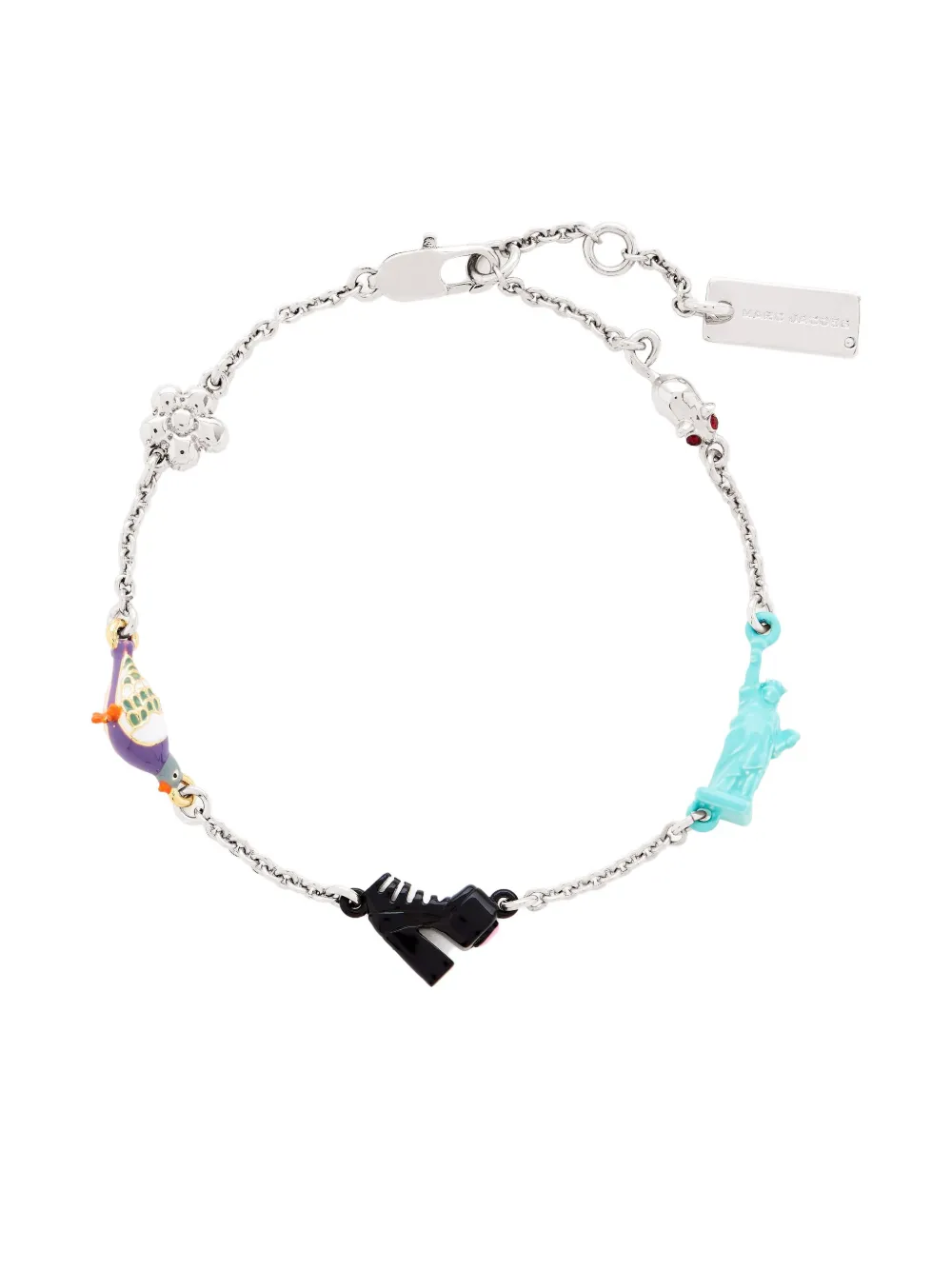 Marc Jacobs Bracciale con ciondolo - Argento