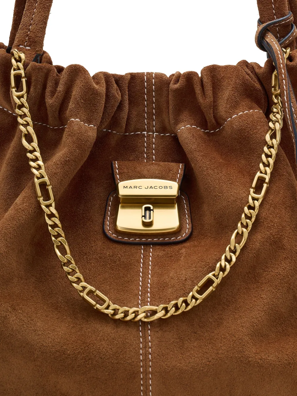 Marc Jacobs Double-handle Shoulder Bag In Brown