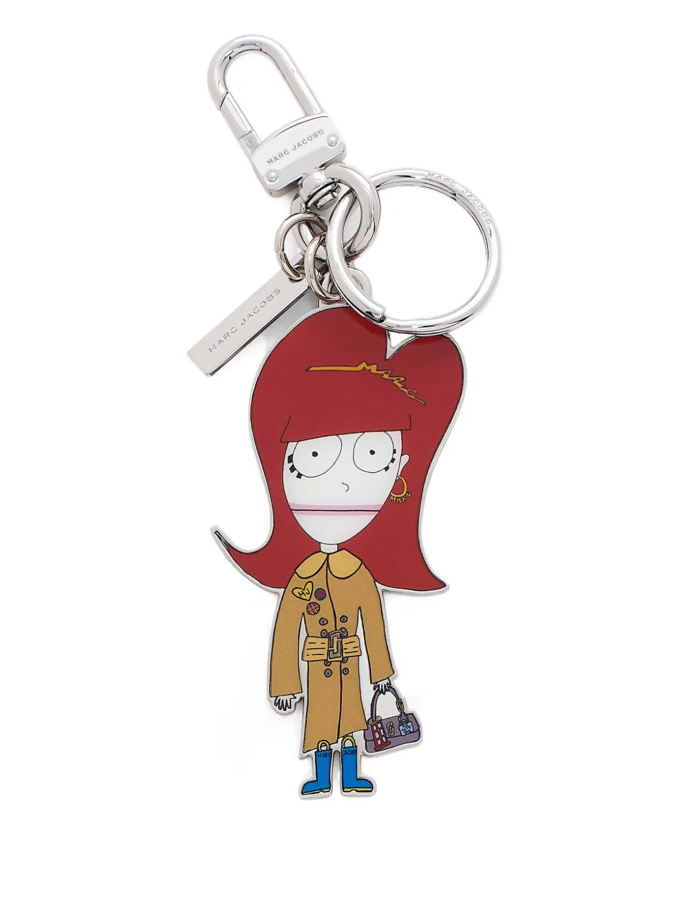 Marc Jacobs The Miss Taschenanhänger - Silber