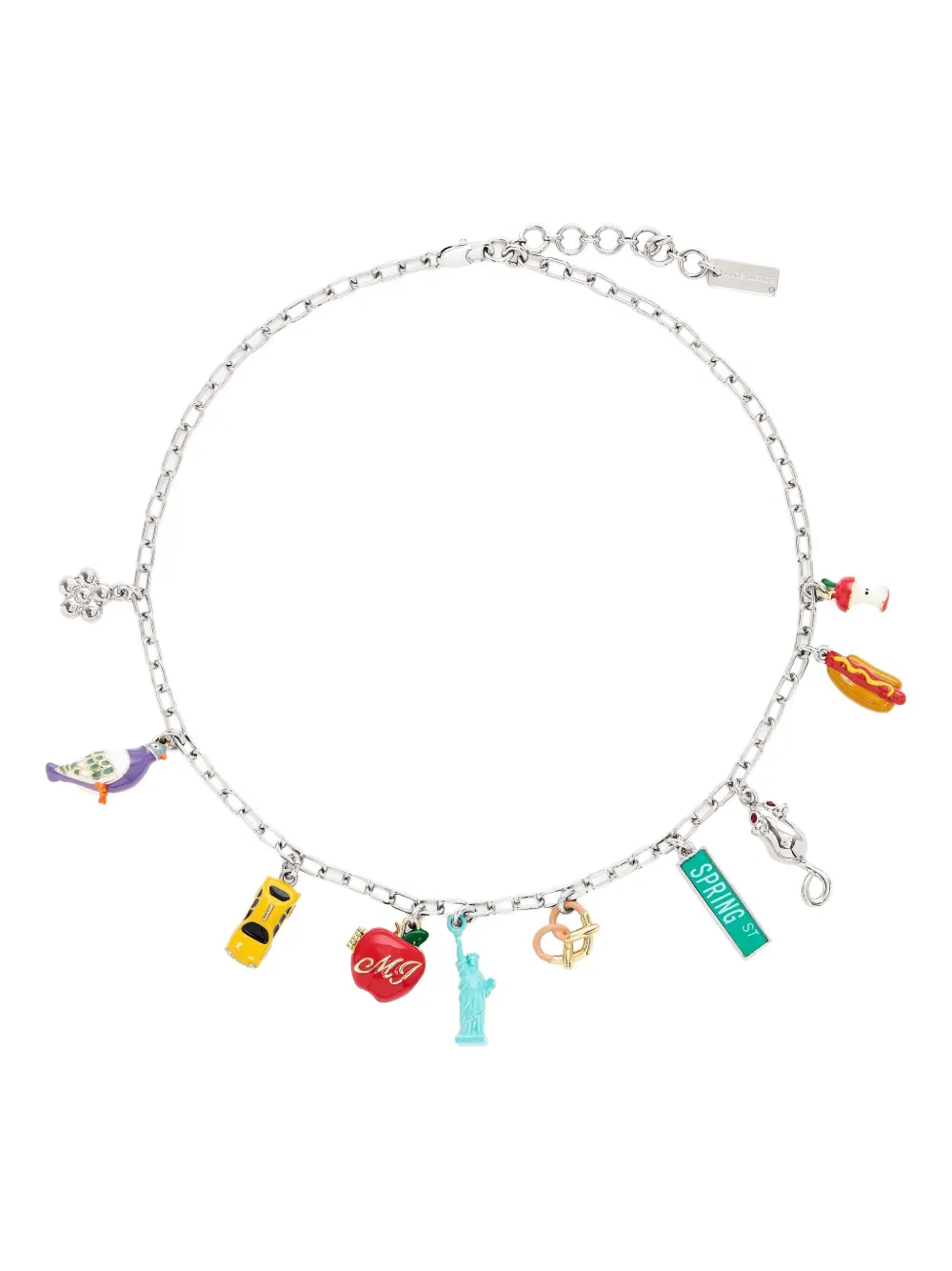 Marc Jacobs Collana con ciondolo New York - Argento