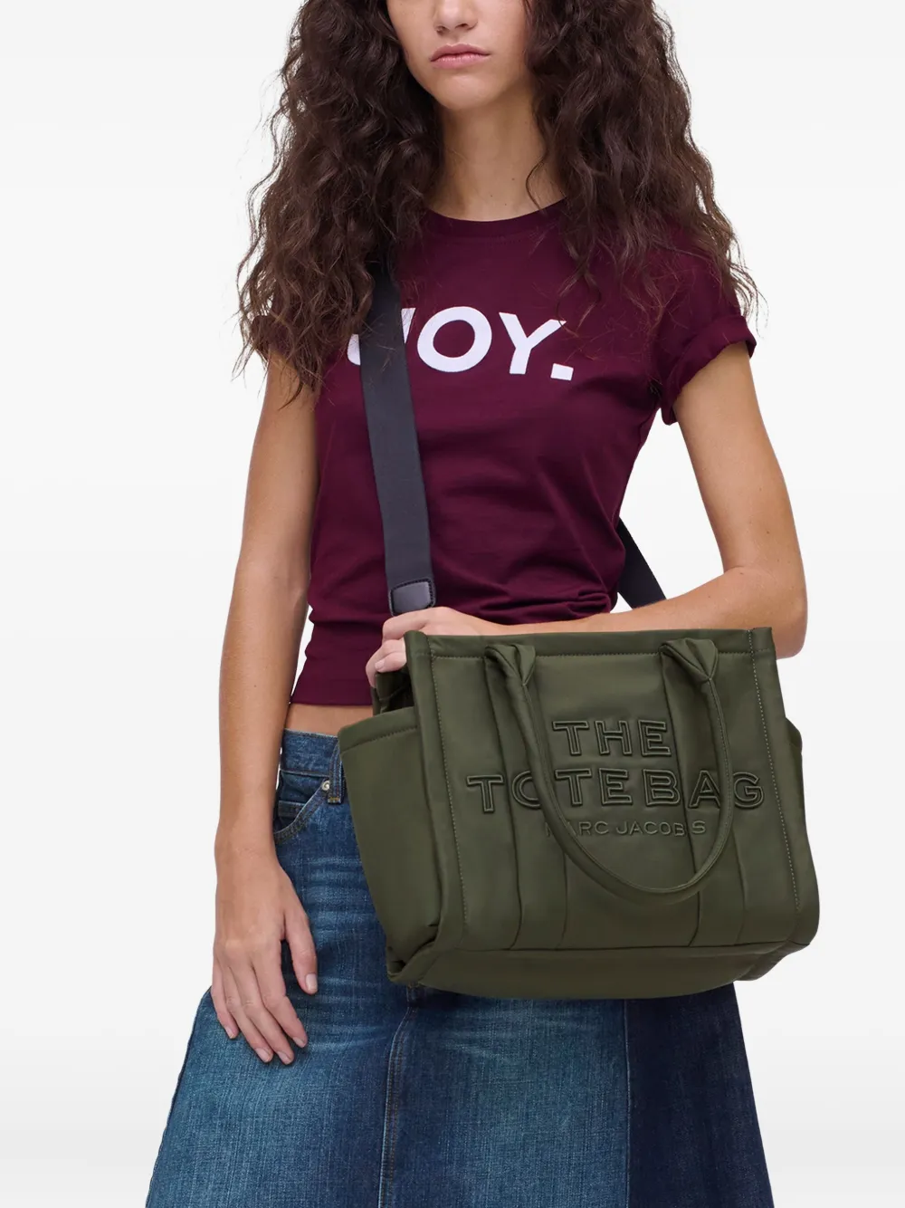 Marc Jacobs Mdeium Tote gewatteerde shopper - Groen