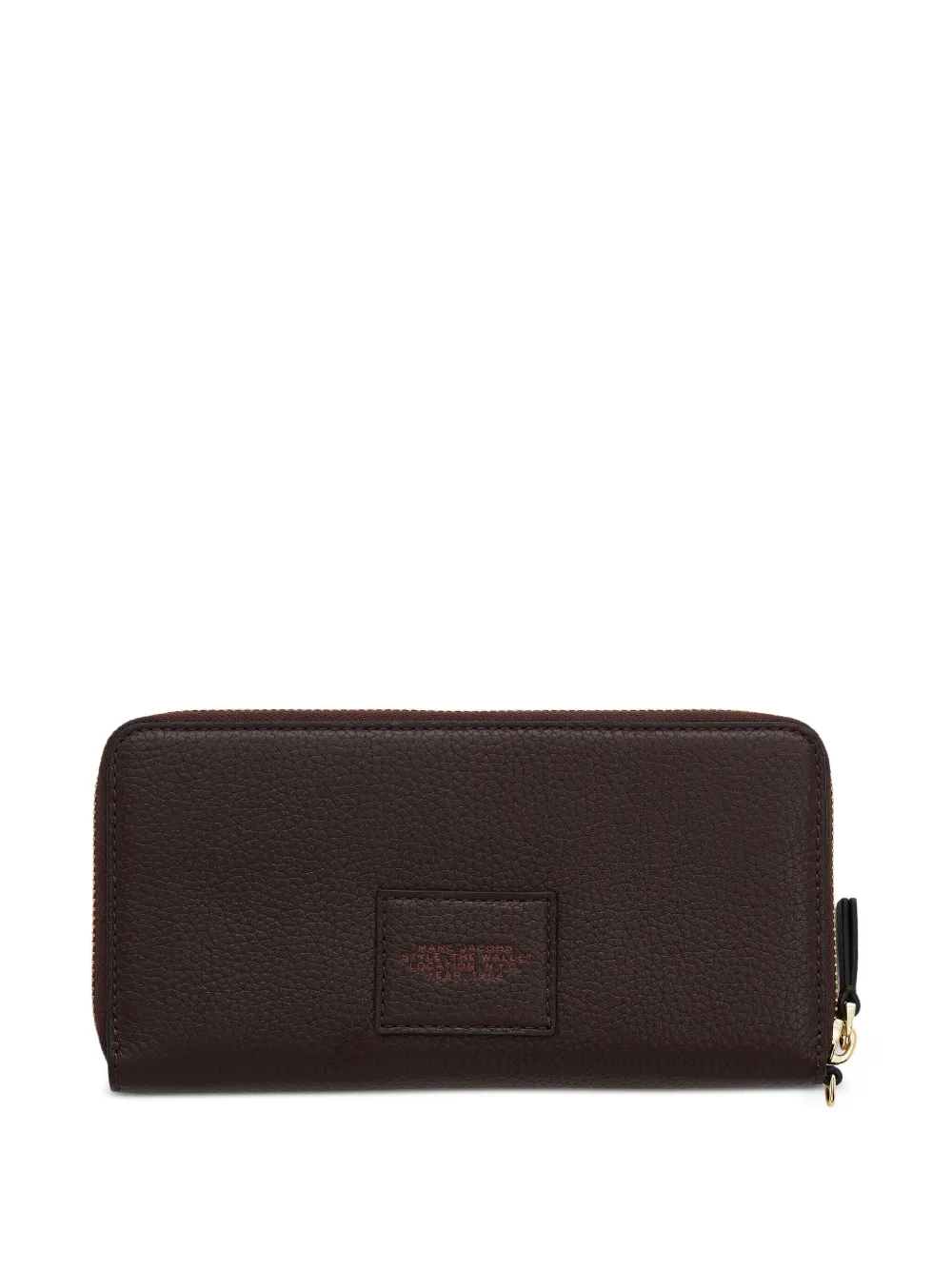 Marc Jacobs The Continental leren portemonnee met rits - Bruin
