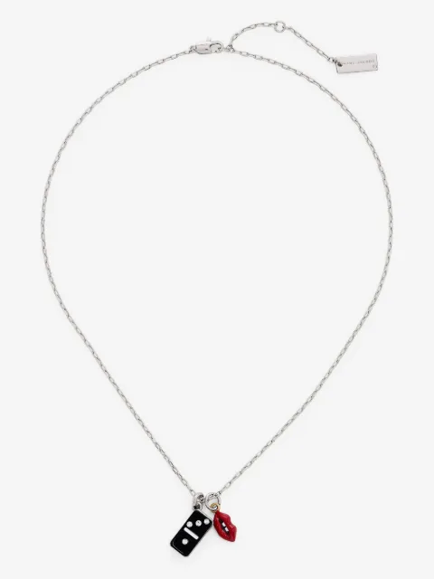 Marc Jacobs collar con detalle de labios
