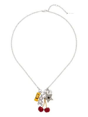 Marc Jacobs Trinket チャーム ネックレス | シルバートーン | FARFETCH JP