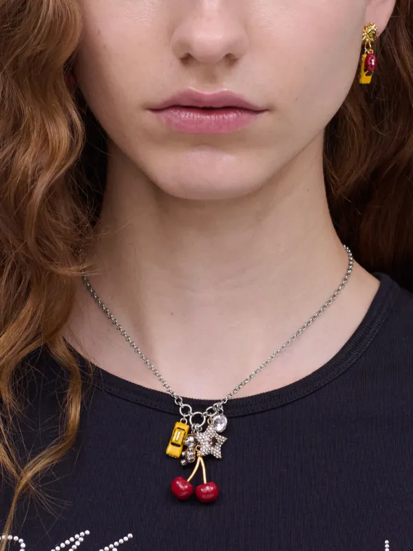 Marc Jacobs ザ トリンケット チャーム ネックレス | シルバートーン