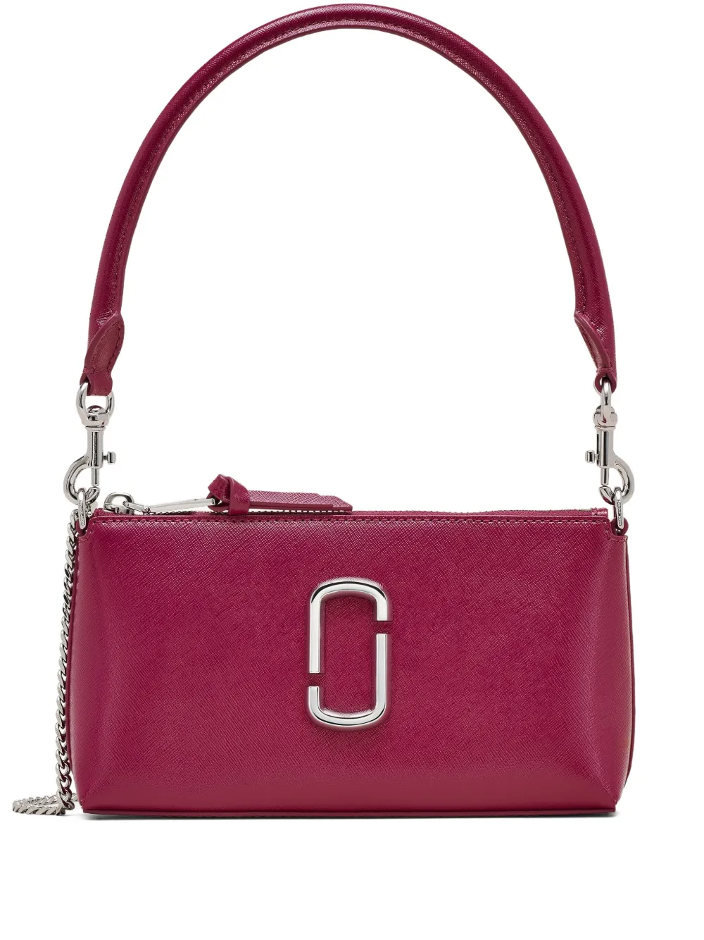 Marc Jacobs The Pochette Logo-plaque Cross Body Bag In Pink