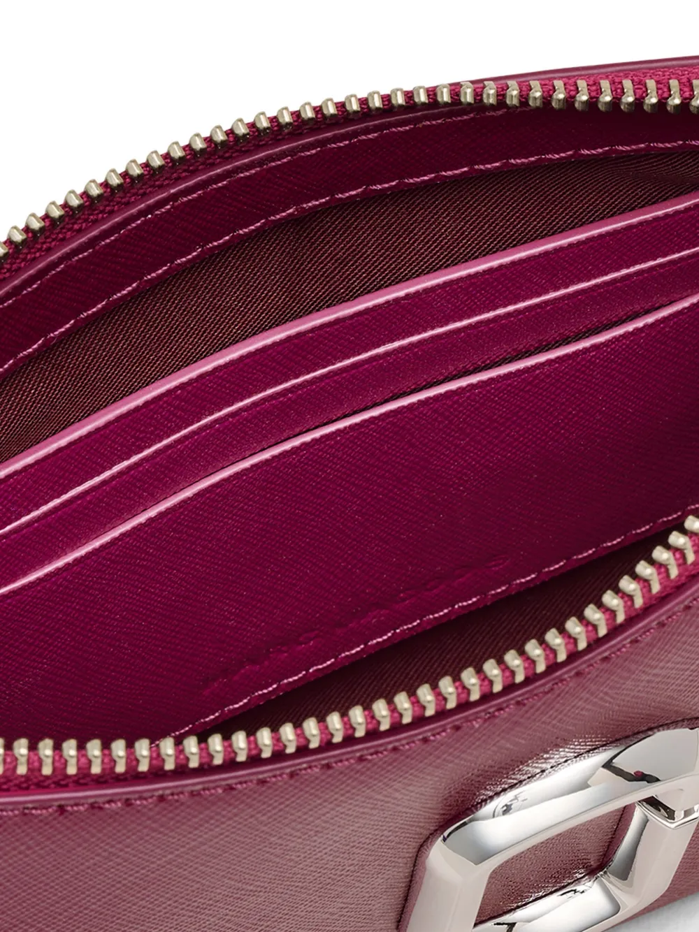 Marc Jacobs The Pochette Logo-plaque Cross Body Bag In Pink