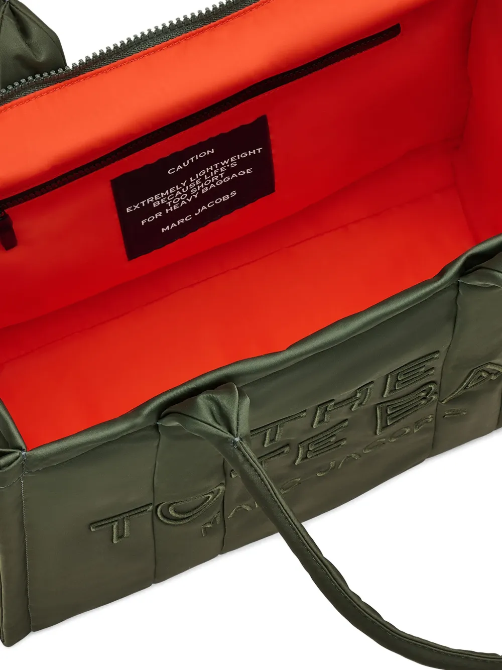 Marc Jacobs Large Tote Puffy Bag In Green