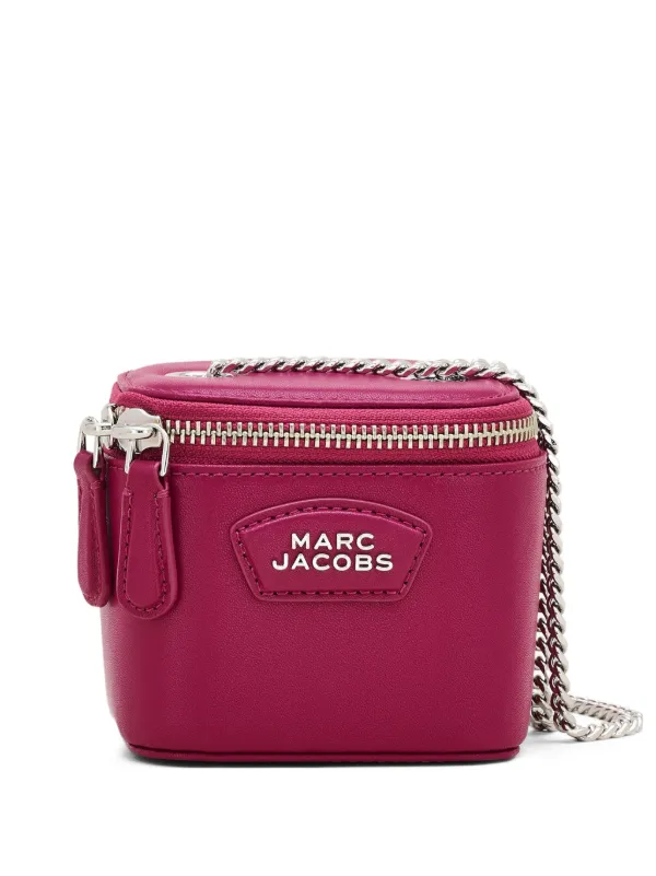 Marc Jacobs Bolsa Transversal The Mini Vanity Com Corrente | Rosa