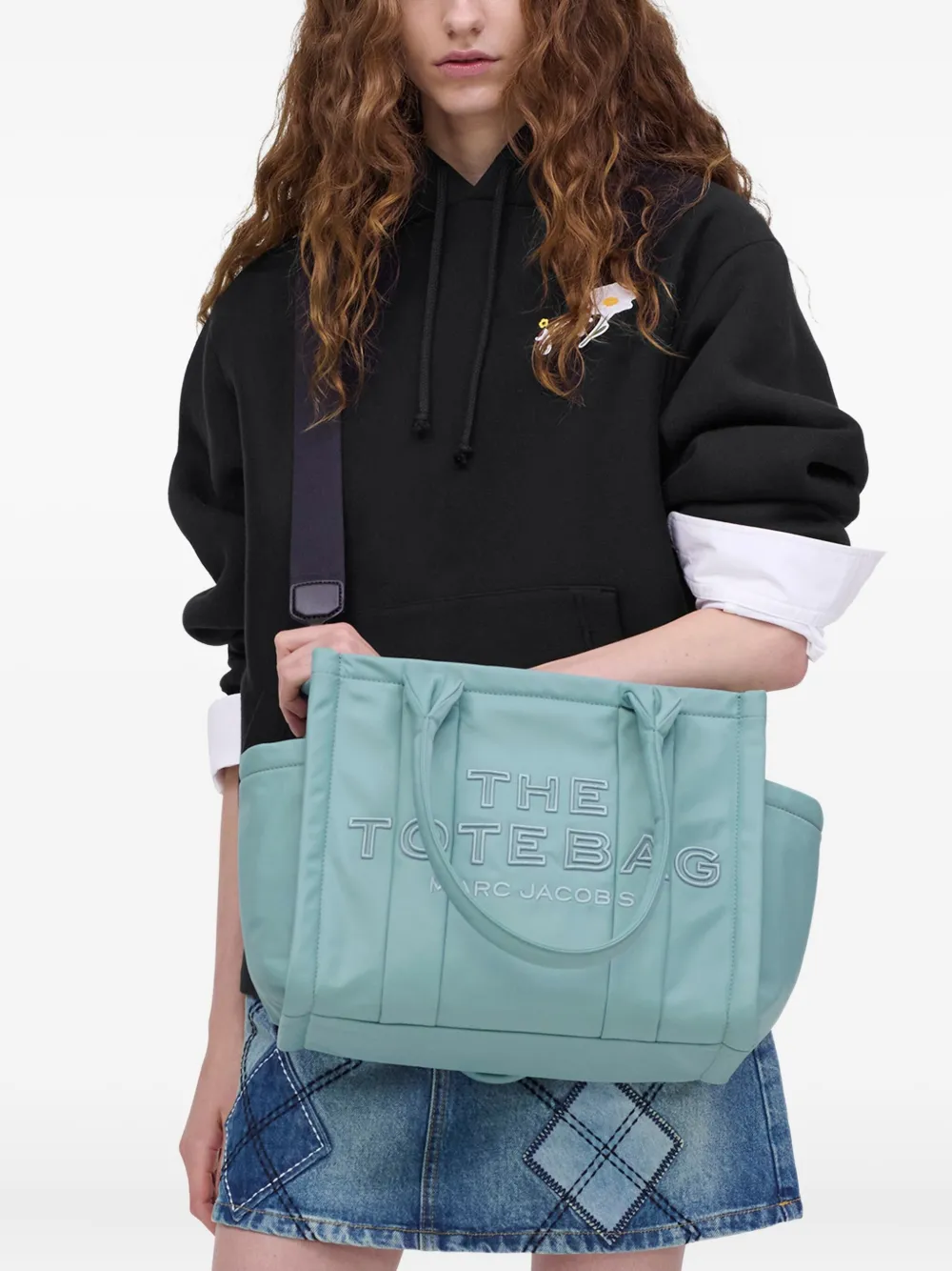 Marc Jacobs Mdeium Tote gewatteerde shopper - Blauw