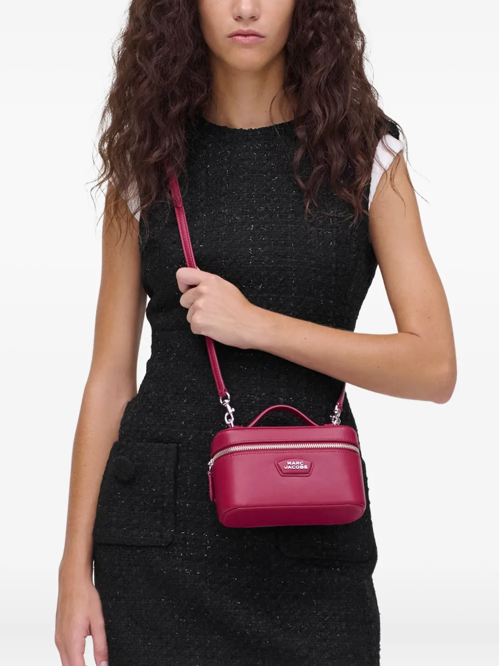 Marc Jacobs Mini The Vanity Crossbody Bag In Pink