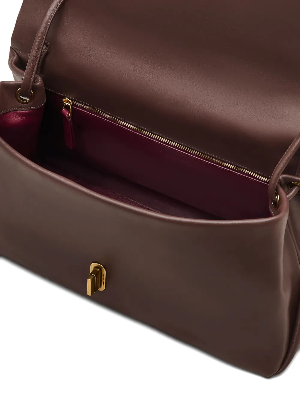 Marc Jacobs Grote Dual leren schoudertas Bruin