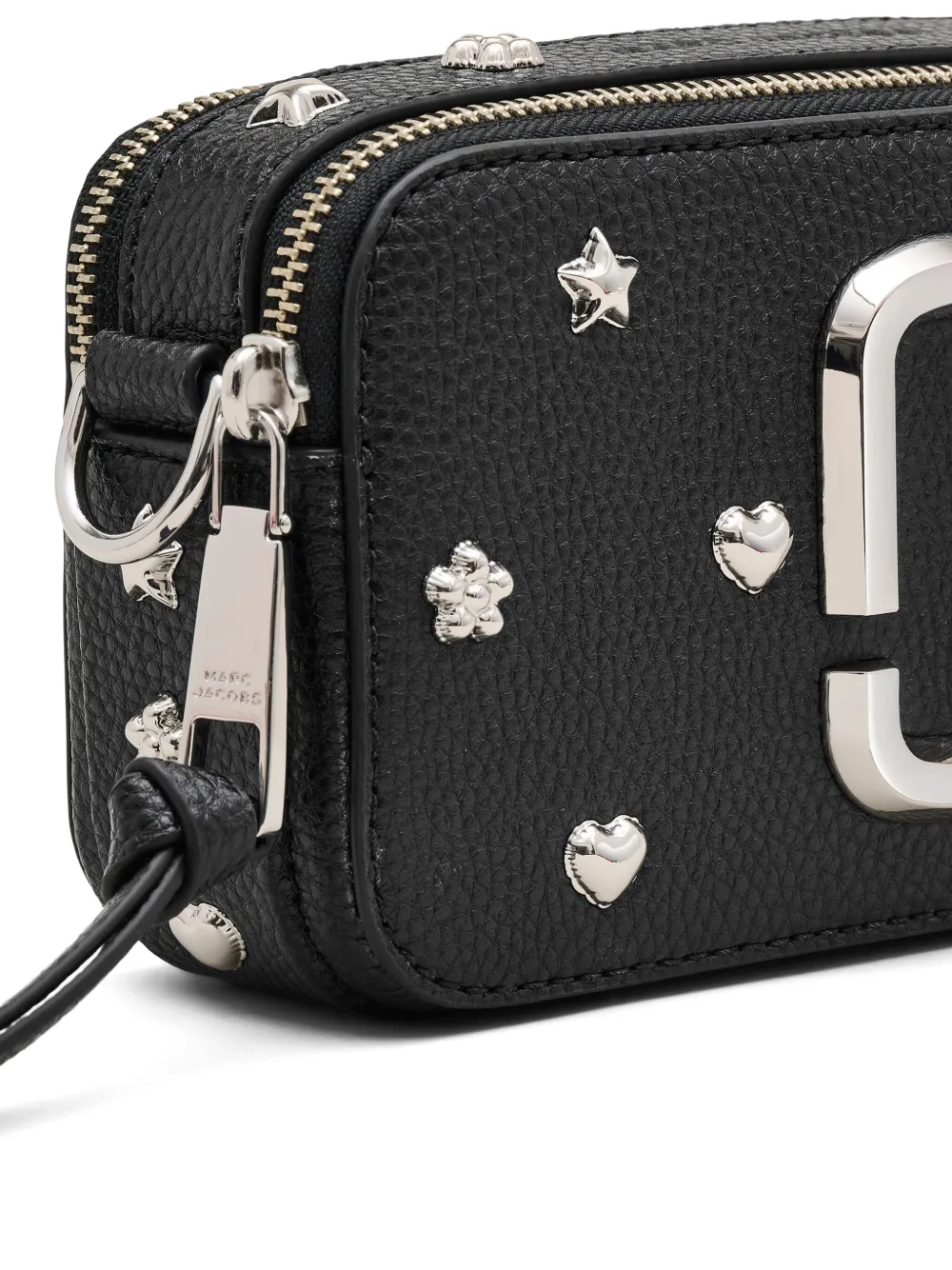 Marc Jacobs Kleine crossbodytas met studs Zwart