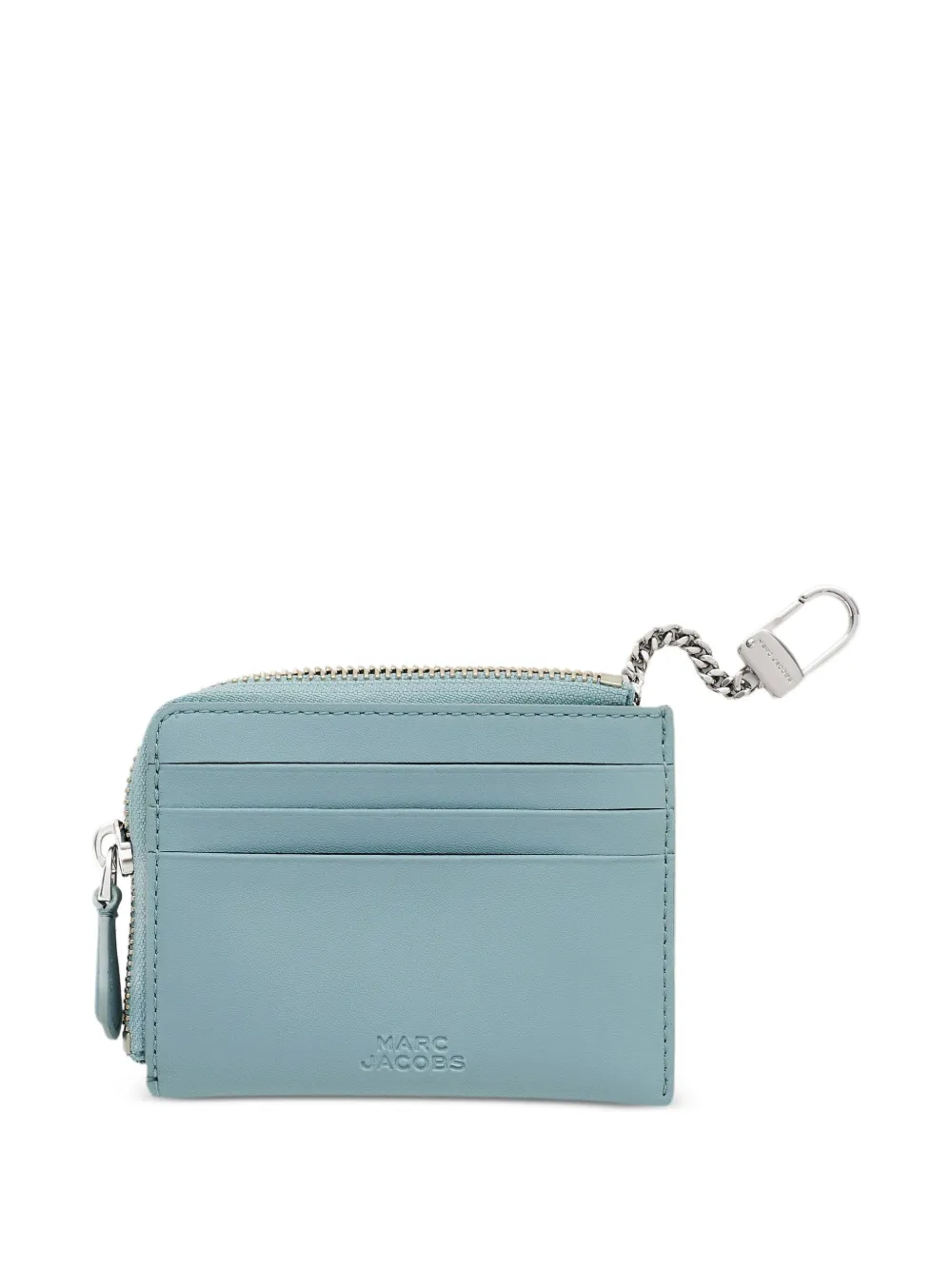 Marc Jacobs Leren portemonnee met rits - Blauw