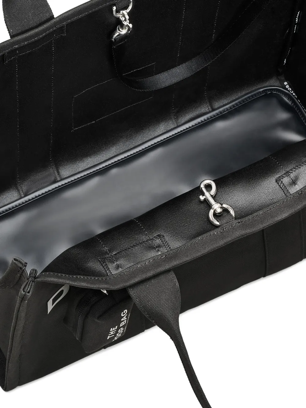 Marc Jacobs The Doggy Cotton Canvas Tote In Black