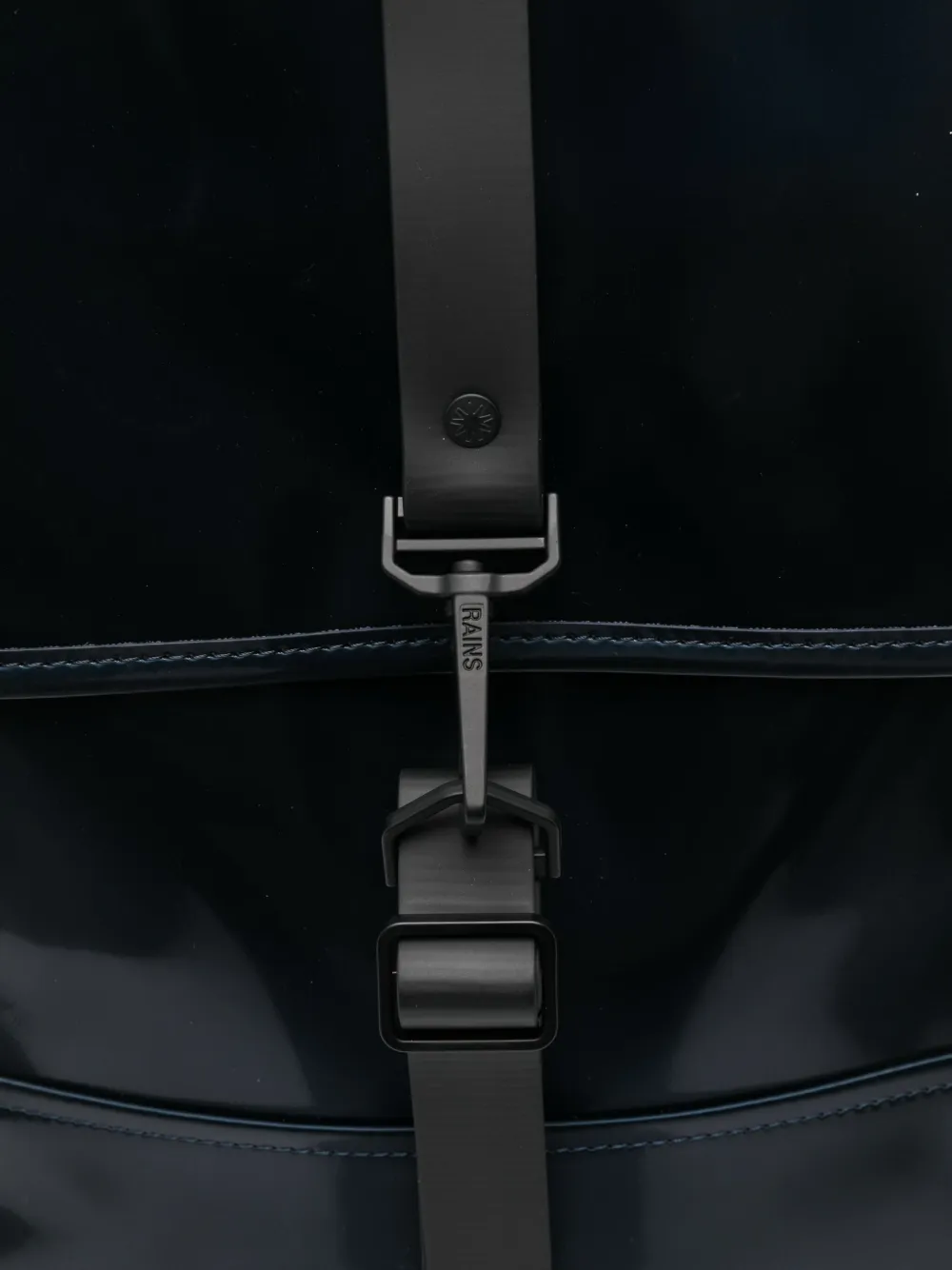 Rains waterproof rugtas Blauw