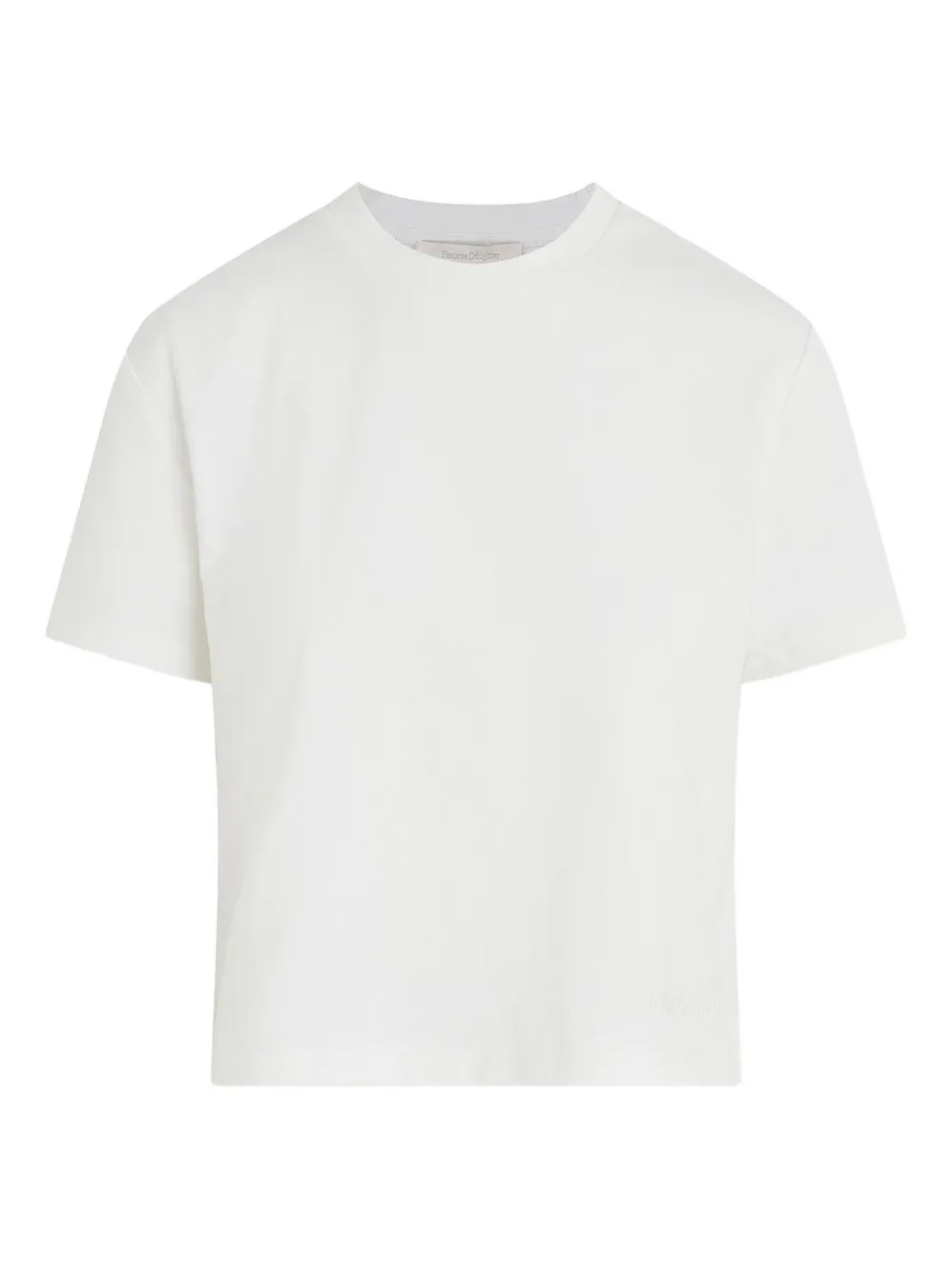 Favorite Daughter crew-neck short-sleeve T-shirt | White | Image 1