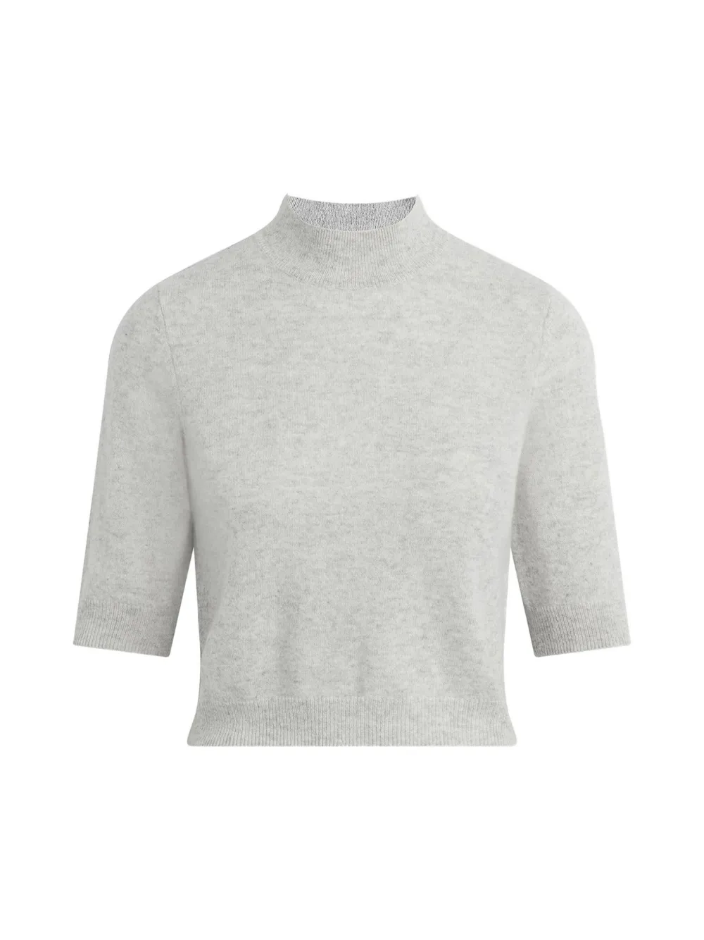 Favorite Daughter The Bonnie Mock Neck Cashmere Sweater In Gray