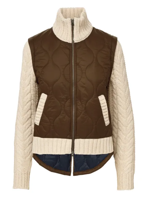 Veronica Beard quilted-pattern jacket