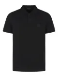 Moncler logo-print polo shirt - Black