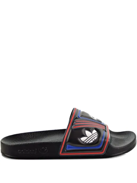 adidas flip flops Adilette Core Black/Grey Six/Collegiate Royal
